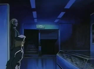 Blue eyed anime bombshell is used by a tentacle monster