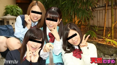 010916-01 JK Uniform Hot Spring Amateur Girl’s Gangbang Part 2