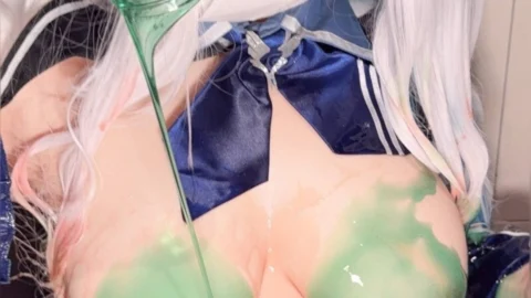 FC2-PPV-4851412 ※Limited to 30 pieces [Big Breast Slime] From a handjob to a blissful titjob, the busty Vtuber Ri〇 Hel〇sta loose-fitting Ver. J-cup massage to a mat slime sex
