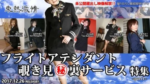 TOKYO-HOT-N1275 Tokyo Hot Passion Flight Attendant Peeping Secret Service Special Part 1