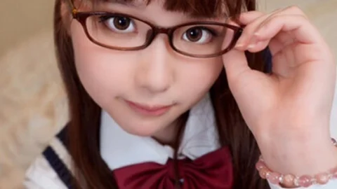 INSTV-150 2nd grade of ordinary course Cultural glasses rot girls and uniform raw squirrel! Too young slender tall beautiful girl cums continuously with Netorare Dirty Talk Papa Katsu! I want to have a vaginal cum shot with an anime voice, so I implanted
