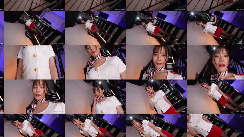 sextop1 — [UNCENSORED-LEAK] XMOM-109 Pantyhose Airline No Panties CA P — khung hình 2