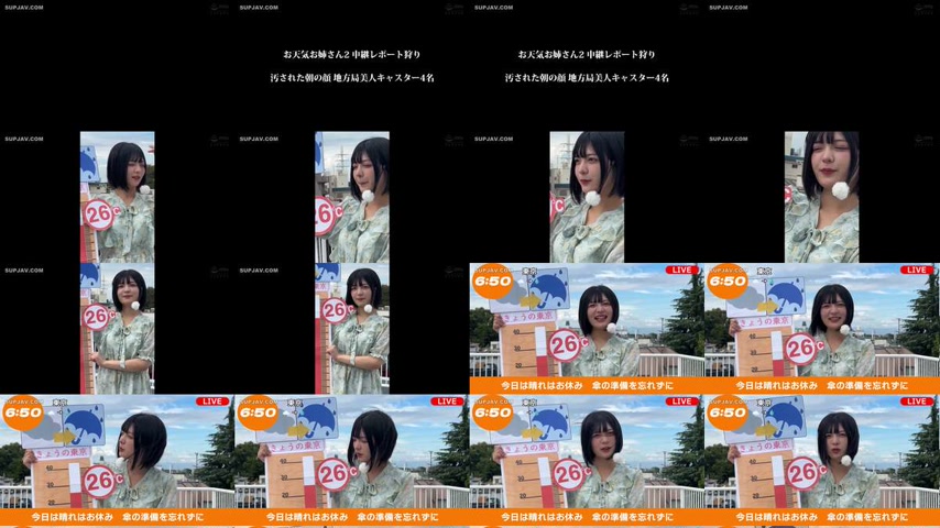 sextop1 — [UNCENSORED-LEAK] HRSM-143 Weather Girls’ Live Report  — khung hình 1