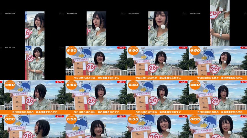 sextop1 — [UNCENSORED-LEAK] HRSM-143 Weather Girls’ Live Report  — khung hình 2