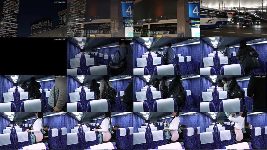sextop1 — [UNCENSORED-LEAK] FNS-204 On a night bus where the passenger — khung hình 1