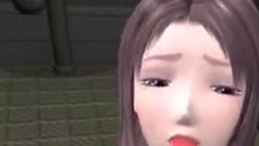 sextop1 — Cartoon blonde gets her teenage wet pussy creampied — khung hình 1