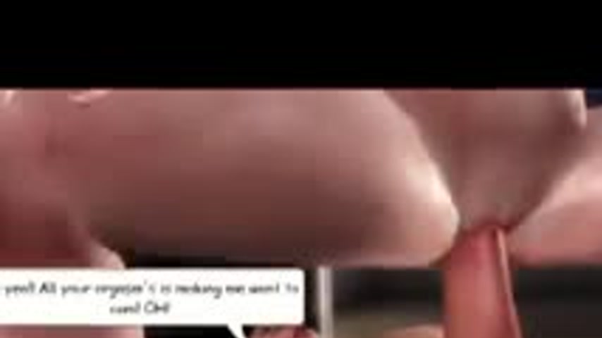 sextop1 — MFF threesome for a blonde and an anime blue monster — khung hình 1