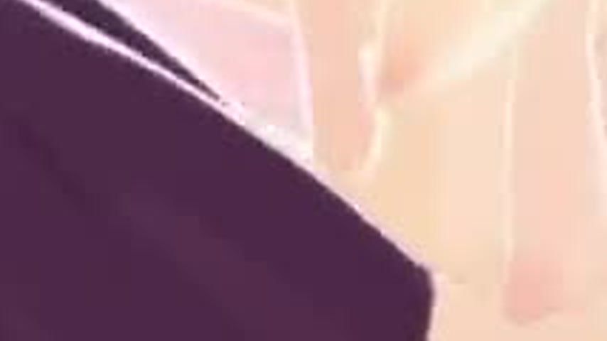sextop1 — Lovely 3D chick with purple hair has passionate fun with bf — khung hình 2