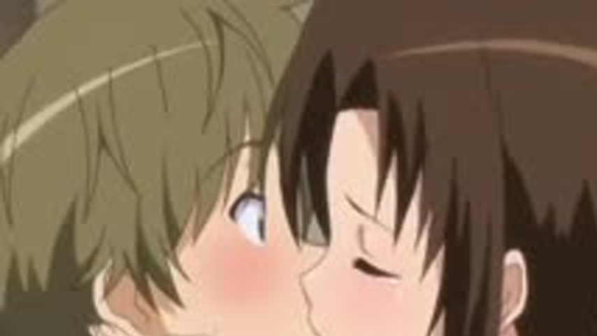 sextop1 — Double penetration for an anime slut with green eyes — khung hình 1
