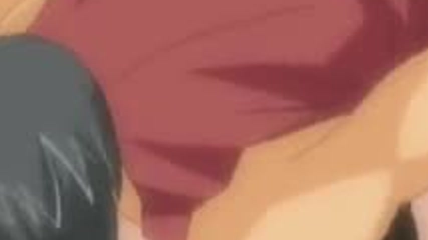 sextop1 — Lovely anime brunette is sucking his uncircumcised cock — khung hình 4