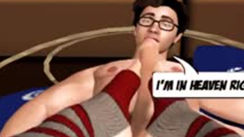 sextop1 — Dude with injured arms and hands watches a babe squrting — khung hình 2
