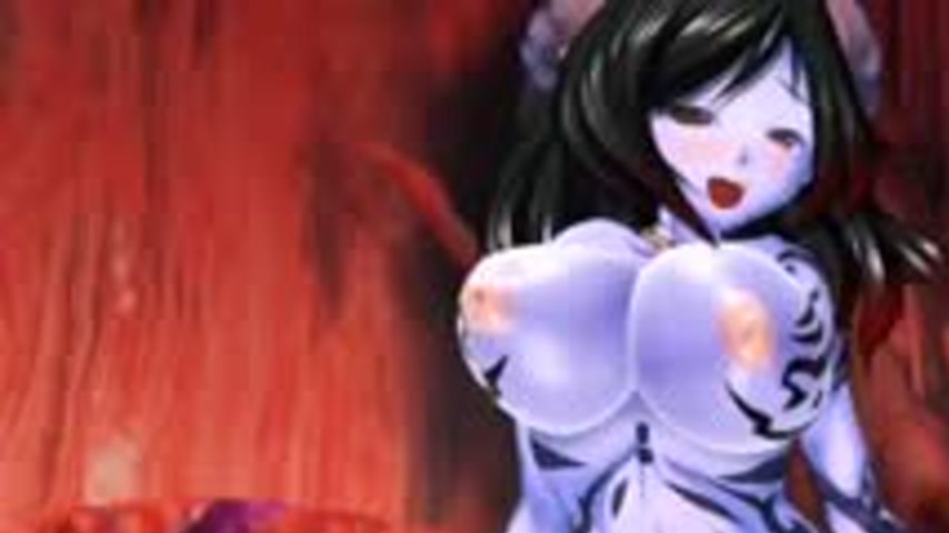 sextop1 — Cute hentai redhead gets her holes screwed with power — khung hình 1