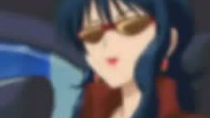 sextop1 — Sexy anime MILF is having fun with a big dildo — khung hình 2
