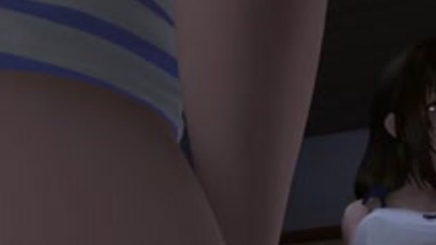 sextop1 — Two cute hentai girls are dicked by a hung shemale — khung hình 3