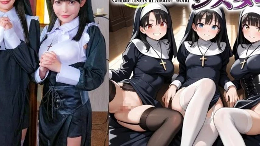 sextop1 — STCVS-043 STCVS-043 – [Abstinent Sisters From Another — khung hình 4