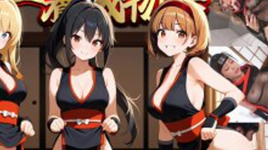 sextop1 — STCVS-036 [Ninja Training Story] 1. Three girls simultaneous — khung hình 2